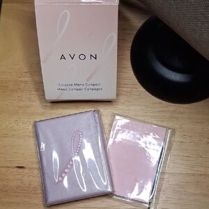 Avon Pink and Purple Memo Compact Set